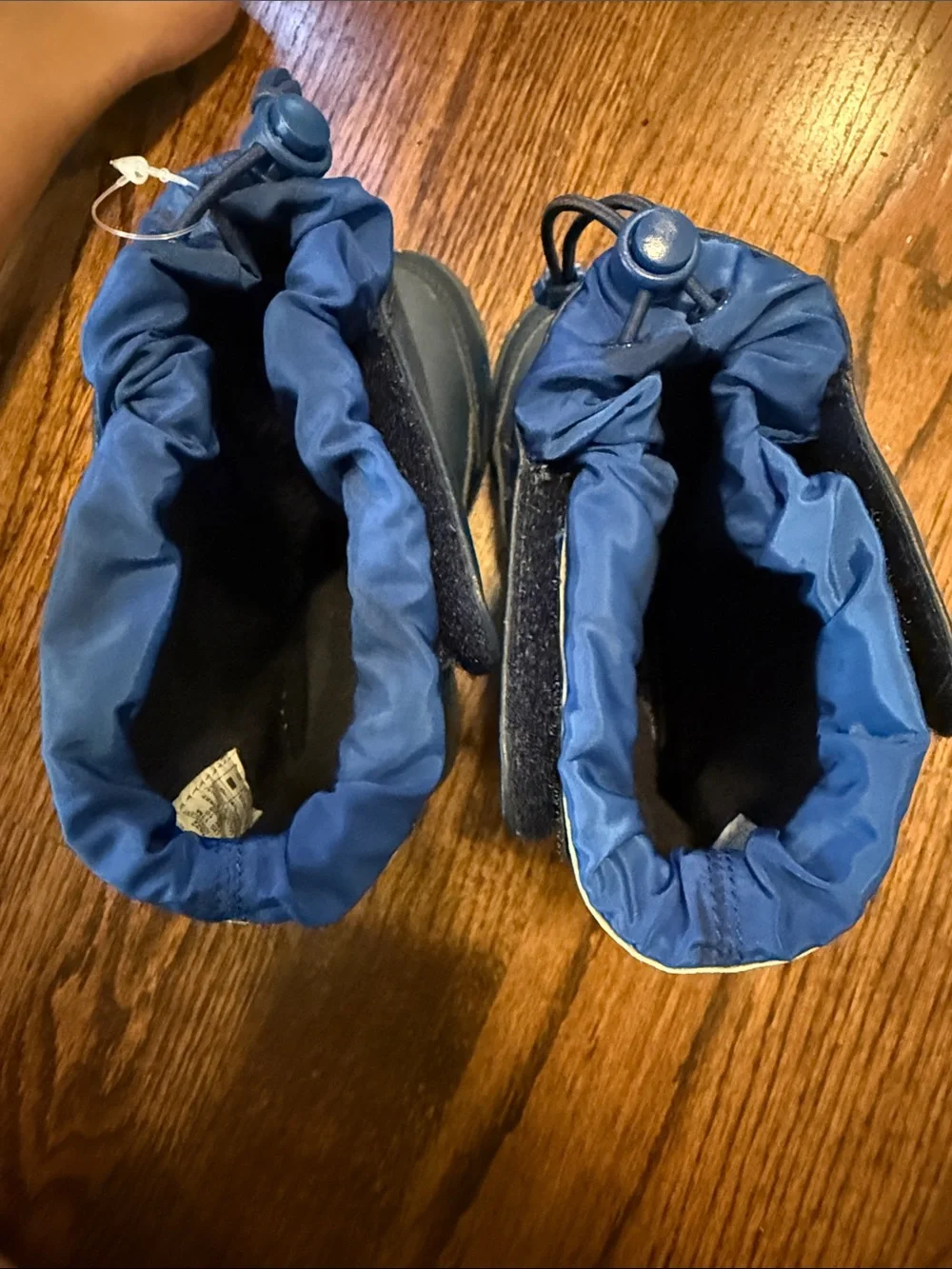 Kids Lands End Navy Blue Winter Snow Boots